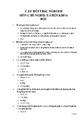 Đề cương môn Chủ nghĩa xã hội khoa học  trường đại học kinh tế thành phố Hồ chí minh