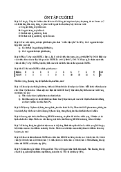 Ôn tập cuối kỳ Xác suất thống kê | Trường Đại học Công nghệ, Đại học Quốc gia Hà Nội