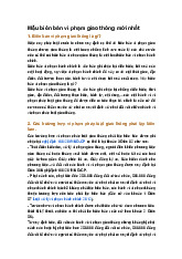 Mẫu biên bản vi phạm giao thông mới nhất