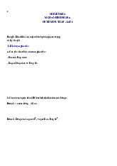 Dạng 1. Đặc điểm của một số hình phẳng quan trọng Chủ đề 8 Ôn hè Toán 6
