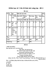 Đề thi học kì 1 Ngữ Văn 6 Chân trời sáng tạo - Đề 2