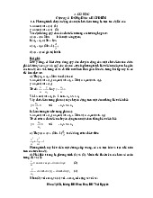 [TailieuVNUcom] Giải Bài tập Vật lý đại cương tập 1 Phần Cơ học - Lương Duyên Bình