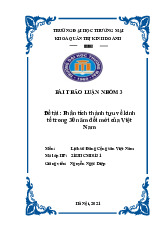 Phân tích thành tựu về kinh tế trong 30 năm đổi mới của Việt Nam | Bài thảo luận Lịch sử Đảng Cộng sản Việt Nam