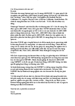 Bài tập thu hoạch Nhập môn Internet và Elearning | Học viện Công nghệ Bưu chính Viễn thông