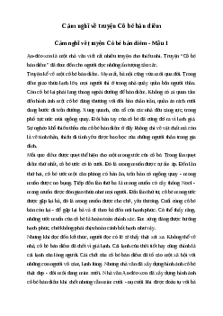 Văn mẫu lớp 6: Cảm nghĩ về truyện Cô bé bán diêm của nhà văn An-đéc-xen (2 mẫu) | Kết nối tri thức