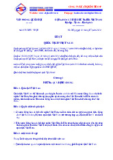 Luật quốc tịch Việt Nam. Luật quốc tịch Việt Nam 24/2008/QH12 ngày 13 tháng 11 năm 2008 của Quốc Hội, có hiệu lực kể từ ngày 01 tháng 7 năm 2009, được sửa đổi và bổ sung bởi | Tài liệu Luật Hành Chính | Học viện Hành Chính Quốc Gia