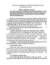 Những nội dung cốt lõi của chủ nghĩa mác - lênin, tư tưởng hồ chí minh và giải pháp, trách nhiệm bảo vệ nền tảng tư tưởng của đảng, đấu tranh phản bác các quan điểm sai trái, thù địch trong tình hình mới