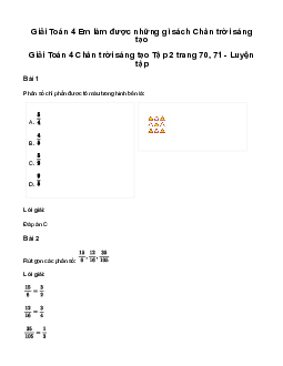 Giải Toán lớp 4 Bài 77: Em làm được những gì?| Chân trời sáng tạo