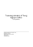 Trainning activities of Trung Nguyen Coffee- Tài liệu tham khảo | Đại học Hoa Sen