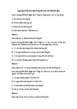 Soạn bài Về bài thơ Ông đồ của Vũ Đình Liên | Ngữ văn 7 sách Cánh diều