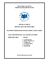 Tiểu luận dự án khởi nghiệp kinh doanh quán Coffee - Inface Coffee | Đại học Kinh tế Thành phố Hồ Chí Minh