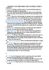 Nội dung các khái niệm ngôn ngữ học cơ bản | Trường Đại học Hà Nội