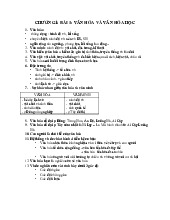 Đề cương môn Đại cương văn hóa - Trường Đại học lao động -  xã hội