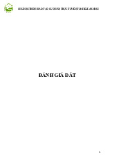 BÀI 12: ĐÁNH GIÁ THÀNH PHẦN CƠ GIỚI CỦA ĐẤT VÀ PHƯƠNG PHÁP XÁC ĐỊNH