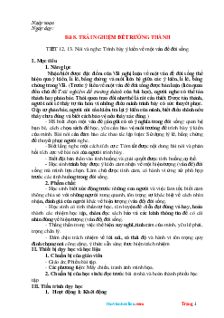 Giáo án Văn 7 Kết nối tri thức bài 8 Trải nghiệm để trưởng thành