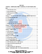 Giáo trình môn Hóa học đại cương | Trường Đại học Nông Lâm thành phố Hồ Chí Minh