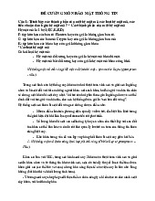 Đề cương ôn tập môn an toàn và Bảo mật thông tin | Đại học Thương Mại