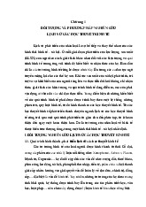 Lịch sử các học thuyết kinh tế - Ngôn ngữ học đối chiếu | Đại học Mở Hà Nội