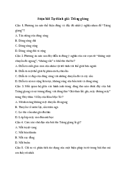 Soạn bài Tự đánh giá: Tràng giang | Văn 11 Cánh diều