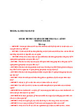 Đề cương môn Triết học - Kinh tế chính trị | Trường Đại học Mở Hà Nội