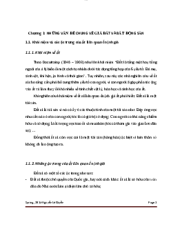 Lý thuyết môn học Đất đai và bất động sản phần định giá bất động sản
