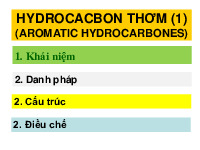 Ancol benzylic có trong tinh dầu hoa hồng | Bài giảng môn Hóa hữu cơ | Đại học Bách khoa hà nội
