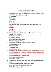 Đề thi ôn tập Trắc Nghiệm | Nhập môn An toàn máy tính | Trường Đại học Khoa học Tự nhiên, Đại học Quốc gia Hà Nội; Tuy