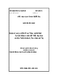 TÓM TẮT LUẬN VĂN THẠC SĨ  QUẢN LÝ CÔNG | Học viện Hành chính Quốc gia