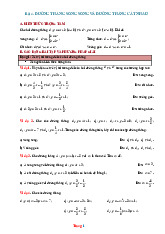 Phương Pháp Giải Toán 9 Đường Thẳng Song Song Và Đường Thẳng Cắt Nhau