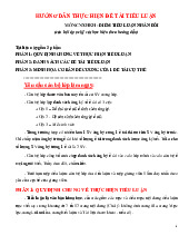 Hướng dẫn thực hiện 20 đề tài tiểu luận môn Chủ nghĩa xã hội và khoa học |Trường Đại học Kinh doanh và Công nghệ Hà Nội