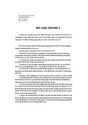 Bài luận môn kinh tế chính trị (cô Liên) chương 4| Đại học Kinh Tế Quốc Dân