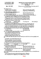 Đề Thi Thử Tốt Nghiệp THPT 2026 Địa Lí Cụm Trường Bắc Ninh Lần 1 Có Đáp Án
