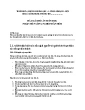 Báo cáo đồ án môn Nhập môn công nghệ phần mềm | Trường Đại học Kinh Doanh và Công Nghệ Hà Nội