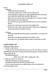 BÀI 8: HÔ HẤP Ở THỰC VẬT - KHÁI NIỆM, QUÁ TRÌNH VÀ ẢNH HƯỞNG