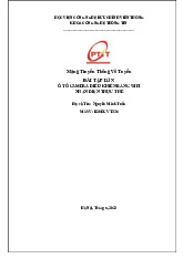 Bài tập lớn - Ô tô camera điều khiển wifi và nhận diện vật thể môn IoT và ứng dụng | Học viện Công Nghệ Bưu Chính Viễn Thông