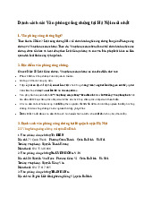 Danh sách các Văn phòng công chứng tại Hà Nội mới nhất