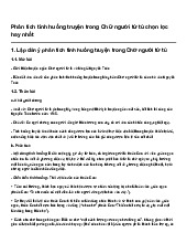 Phân tích tình huống truyện trong Chữ người tử tù chọn lọc hay nhất