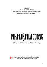 giáo trình pháp luật đại cương