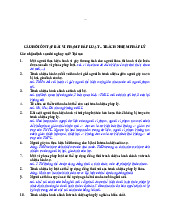 Câu hỏi ôn tập bài vi phạm pháp luật | Trường Đại học Kinh tế – Luật