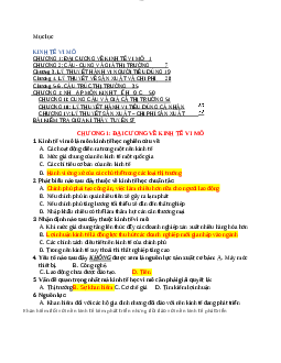 Kinh tế vi mô cuối kì