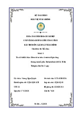 Giám sát an toàn vi mô của Ngân hàng thương mại cổ phần Techcombank | Đề thi học phần Giám sát tài chính hình thức tiểu luận | Học viện Tài Chính