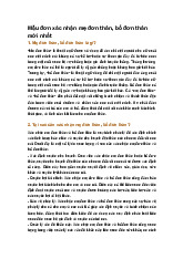 Mẫu đơn xác nhận mẹ đơn thân, bố đơn thân mới nhất