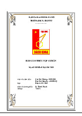Báo cáo thực tập Mạch khuếch đại âm tần - Điện tử | Thực tập cơ bản | Trường Đại học Bách khoa Hà Nội