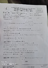 Đề thi cuối HKI học phần Đại số tuyến tính năm 2024 - 2025 | Trường Đại học Khoa học tự nhiên, Đại học Quốc gia Thành phố Hồ Chí Minh