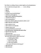 Bộ câu hỏi trắc nghiệm ôn tập môn Chủ nghĩa xã hội và  khoa học  | Trường đại học kinh doanh và công nghệ Hà Nội