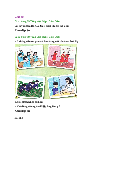 Giải SGK môn Tiếng việt 2 - Bài 5: Cái trống trường em (6)| Cánh Diều