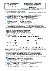 Đề thi thử tốt nghiệp 2025 Địa lí Sở GD Yên Bái giải chi tiết