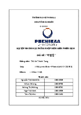 비빔밥 | Bài tiểu luận học phần Nhập môn biên phiên dịch | Trường Đại học Phenikaa | Khoa Tiếng Hàn Quốc