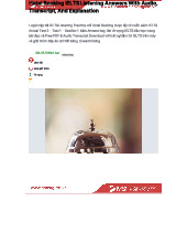 Hotel Booking IELTS Listening: Actual Test 5 - Section 1 Answers