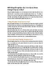 Mất bằng tốt nghiệp cấp 2 có cấp lại được không? Cấp lại ở đâu?